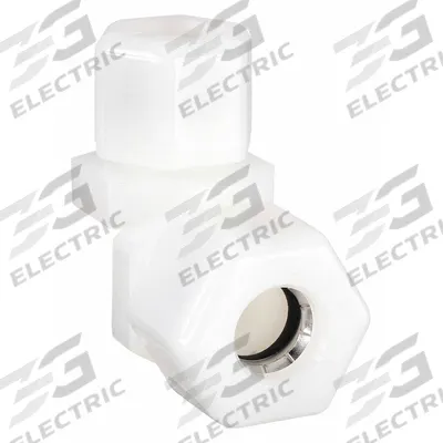 PARKER Compression Fitting Elbow: 1/2 in OD x 3/8 in OD Size, Compression x Compression - General Purpose Nylon Compression Fittings