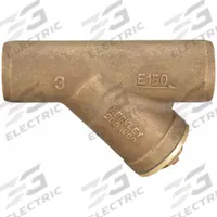 KECKLEY Y Strainer: 2 1/2 in, Sweat, Perforated, 0.0469 in Screen Size, Bronze, Fiber, 10 3/8 in Ht (MPN 21/21SJY-BC045P34-FTI-E). Key specifications — Brand: KECKLEY; Seal Material: Fiber; Manufacturer Part Number: 21/21SJY-BC045P34-FTI-E; Screen Material: 304 Stainless Steel.