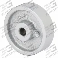APPROVED VENDOR Caster Wheel: 3 1/8 in Wheel Dia., 1 in Wheel Wd, Iron, 550 lb Load Rating, Plain (MPN G 80/12G). Key specifications — Includes Spanner Bushing: Not Included; Wheel/Tread Material: Iron; Wheel/Tread Color: Silver; Brand: APPROVED VENDOR.