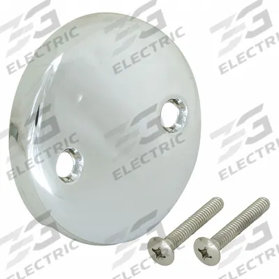 APPROVED VENDOR Overflow Face Plate: Stainless Steel - Bathtub Drain Replacement Parts