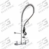 ELKAY Handle-Operated Faucet: Elkay®, Brass, Centerset, Wall, 2 Mounting Holes, 1.2 gpm Flow Rate (MPN LK943LC). Key specifications — Series: Elkay®; Brand: ELKAY.