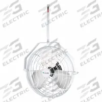 CANARM Mounted Fan: 18 in Blade Dia, 120V AC, 1/8 hp Motor HP, Ceiling Mount, Non-Oscillating (MPN HAF18-W). Key specifications — Brand: CANARM; Voltage: 120V AC; Number of Speeds: Variable; Fan Mounting Location: Ceiling; Oscillation: Non-Oscillating.