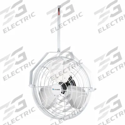 CANARM Mounted Fan: 18 in Blade Dia, 120V AC, 1/8 hp Motor HP, Ceiling Mount - Standard Industrial Wall-Mount Fans