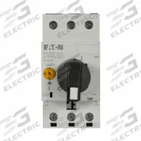 EATON Manual Motor Protector: Non-Reversing, 3 Poles, 6.3 A, Thermal Protection, Selector Switch (MPN XTPR6P3BC1). Key specifications — Maximum Voltage Rating: 600V AC; Brand: EATON; Thermal Units Required: None (Starter Includes Integrated Thermal Units); Frame Size (Width): 45mm (B Frame).
