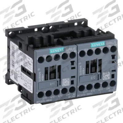 Siemens Magnetic Contactor: Reversing, 3 Poles, 3NO Contacts, 7 A - Reversing IEC Contactors