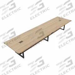 MIRELLA Conference Table: Rectangle, Fiberboard, Sand Dune, 47 1/4 in Overall Lg, 192 in Overall Wd (MPN MRS16SDD). Key specifications — attr987891: Traditional Leg; attr987894: Fiberboard; attr987867: Steel; attr987857: MIRELLA; attr987872: Steel.