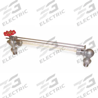 APOLLO Expansion Tank Gauge: Stainless Steel, 5/8 in Gauge Glass Dia, 12 in Gauge Glass Lg - Tube-Style Sight Glasses for Expansion Tanks