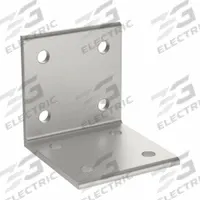 Inside Corner Bracket: Wide Inside-Corner Bracket, 45 Series, 90 mm x 86 mm x 90 mm, 8 Holes, Gray (MPN 093WD9090). Key specifications — Material: Aluminum; Brand: FATH INC.; Finish: Anodized.