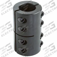 CLIMAX METAL PRODUCTS Rigid Shaft Coupling: 1 1/8 in Bore Dia 1, 1 in Bore Dia 2, Round, Two-Piece (MPN 2ISCC-112-100). Key specifications — attr870032: Round; attr870041: Yes; attr870034: CLIMAX METAL PRODUCTS; attr870070: Inch; attr925532: Different Bore Dimensions.