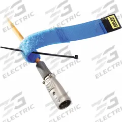 RIP-TIE Hook-and-Loop Cable Tie: 14 in Lg, 3.75 in, 1 in Wd, Nylon, Blue, 10 PK (MPN H-14-010-BU). Key specifications — Material: Nylon; Color: Blue; Max. Bundle Dia.: 3.75 in.