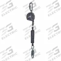 MSA Self-Retracting Lifeline: Aluminum Snap Hook Anchor, Harness Aluminum Carabiner/Steel Carabiner (MPN VTOHG-031-DE-A). Key specifications — Brand: MSA; ANSI SRL Class (2021): Class 1; RFID Equipped: Yes; Lifeline Material: Steel; Series: V-TEC PFL; Sealed: No; Anchorage End Connection Type: Snap Hook; Anchoring Location: Overhead Only.