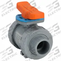 HAYWARD FLOW CONTROL Manual Two-Way Ball Valve: 1 1/4 in, CPVC, Straight, Full Port Ball Port (MPN TBH2125ASTV0000). Key specifications — Brand: HAYWARD FLOW CONTROL; Handle: Locking Tee.