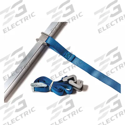 APPROVED VENDOR Cargo Strap: 1 3/8 in Overall Ht, 1 3/8 in H x 3 3/4 in W, 4 1/4 in Overall Lg - Hand Truck Cargo Straps