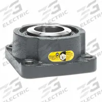 MOLINE BEARING 4 Bolt Flange Bearing: Spherical Roller, 1 3/4 in Bore, Cast Iron, Concentric Collar (MPN 19711112). Key specifications — Bore Type: Cylindrical; Brand: MOLINE BEARING; Lubricant Material: LC-2 Lithium Complex Grease; Mounting Bolt Size: 1/2 in; Split Housing: Not Split; System of Measurement: Inch.