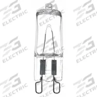 APPROVED VENDOR Halogen Bulb: Halogen, 2-Pin (G9), T4, Q25G9/CD-25W, 120V AC, 25 W Watt (MPN Q25G9-1PK). Key specifications — Brand: APPROVED VENDOR; Trade Number: Q25G9/CD-25W; Voltage: 120V AC; Bulb Shape: T4.
