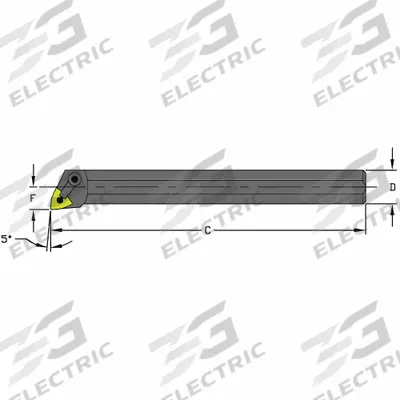 ULTRA-DEX USA Indexable Boring Bar: S20S MWLNL4 (MPN 957-000-410) - Indexable Boring Bars