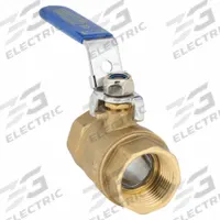 APPROVED VENDOR Manual Two-Way Ball Valve: 3/4 in, Brass, Straight, FNPT x FNPT, Full Port Ball Port (MPN G-F600-75LH). Key specifications — Brand: APPROVED VENDOR; Handle: Locking Lever.