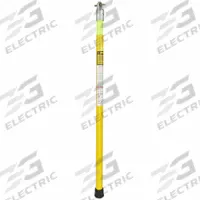 AMPROBE Adjustable Hot Stick: Extendable/Telescoping, 2.8 ft to 4.8 ft, 122 kV Max. Volt Rating (MPN TIC 410A). Key specifications — Standards: OHSA; Color: Yellow; Stick Material: Fiberglass; Manufacturer Part Number: TIC 410A; Stick Length Type: Extendable/Telescoping; Brand: AMPROBE; CAT Safety Rating: Not Rated; Compatible Manufacturer Part Number: TIC 300 PRO.