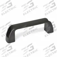 JW WINCO Pull Handle: Threaded Holes, Plastic, Black, 1/4"-20 Screw Size, 0.31 in, 4.26 in Grip Lg (MPN 8300879). Key specifications — Brand: JW WINCO; Projection Type: Non-Recessed; Material: Nylon; Finish: Matte; Color: Black; Folding Type: Fixed; Mounting Type: Threaded Holes; Screw Size: 1/4"-20.