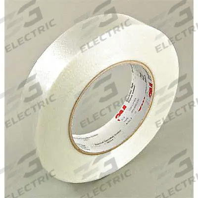 3M Electrical Tape: 1/2 in Wd, 60 yd Lg, 6.5 mil Thick, Polyester Film - Abrasion-Resistant Electrical Tape