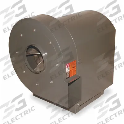 Dayton High Pressure Blower: 13 1/2 in Wheel, Belt Drive, Includes Drive Pack - Belt-Drive Blowers with Drive