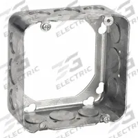 RACO Extension Ring: Die-Cast Zinc, Silver, For 2 Gangs, 2.13 in Overall Dp, 4.69 in Overall Wd (MPN 262). Key specifications — Brand: RACO; For Number of Gangs: 2; Accessory Type: Extension Ring; Color: Silver; Material: Die-Cast Zinc.