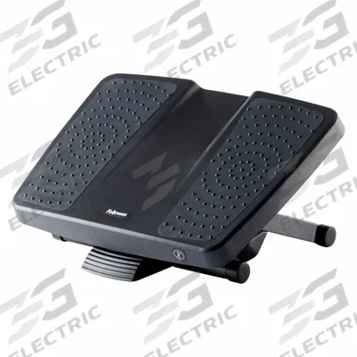 FELLOWES Foot Rest: HPS, Black, 17 3/4 in Overall Lg, 13 1/4 in Overall Wd - Footrests