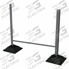 TRI-ARC Platform Support Leg: 1.7 ft Overall Ht, 36 in Overall Wd, 500 lb Load Capacity, Aluminum (MPN URTSL20). Key specifications — attr1050432: TRI-ARC; attr1050434: Silver; attr1050449: Aluminum.