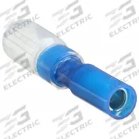 VELVAC Wire Disconnect: Female Socket, Blue, Nylon with Heat Shrink (MPN 30379). Key specifications — Brand: VELVAC; Manufacturer Part Number: 30379; Disconnect Style: Bullet Disconnect; Termination Style: Crimp; Seam Style: Brazed; Terminal Type: Socket; Terminal Types: Female Socket; Waterproof: Yes.