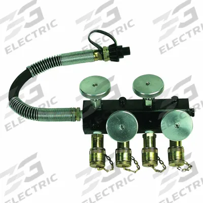 ENERPAC Control Manifold: 1 Inlet Ports, 4 Outlet Ports, 10,000 psi Max Pressure - Pump-Mounted Manifold Valve Kits