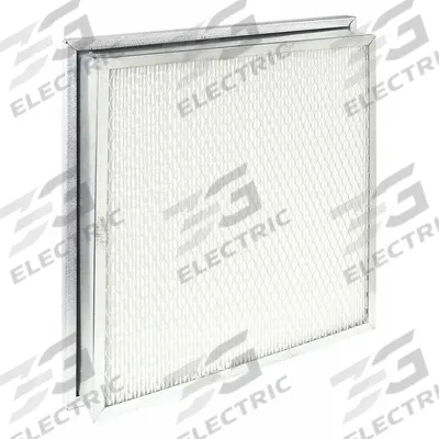 GRAINGER Minipleat Air Filter: 24 in x 24 in x 4 in, Fiberglass, Metal, Single Header - MERV 13 Minipleat Air Filters