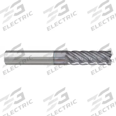 APPROVED VENDOR Corner Radius End Mill: Carbide, nACRo Coated, 6 Flute, 5/16" Mill Dia - Fast-Cutting Carbide Corner-Radius End Mills for Steel & Cast Iron