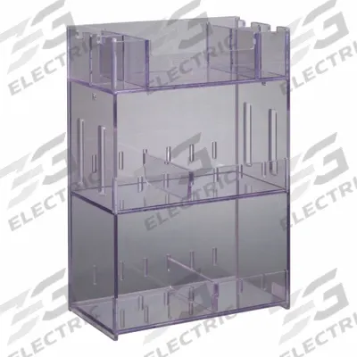 POLTEX Lab Bulk Bin: 6 1/2 in Overall Wd, 18 3/8 in Overall Ht, 12 3/4 in Overall Lg - Lab Organizers