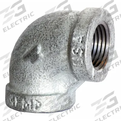 ANVIL Metal Pipe Elbow: 90° Elbow, 300 psi @ 150° F, 4 in x 4 in, Malleable Iron - Medium-Pressure Threaded Pipe Fittings