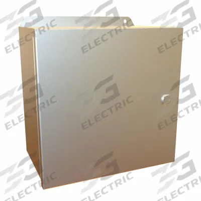 HAMMOND Electrical Enclosure: Stainless Steel, 10 in x 10 in x 6 in, NEMA 12/13/3R/4/4X - Stainless Steel Enclosures