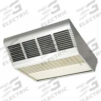 QMARK Surface-Mount Electric Ceiling Heater: Fan Forced, 2500W/3800W/5000W Watt Output, White (MPN CDF557SE). Key specifications — Wattage Output: 2500W/3800W/5000W; Voltage, Phase: 277V AC, 1-phase; Thermostat Included: No; Product Type: Surface-Mount Electric Ceiling Heater; Brand: QMARK; Heating Method: Fan Forced; Nominal Voltage - HVAC: 277V AC; Overall Dimensions - H x W x D: 10-1/2 in x 16-7/16 in x 5-3/4 in.