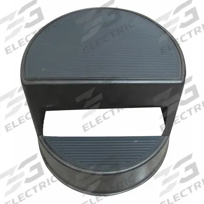 APPROVED VENDOR Step Stool: 9.5 in Overall Ht, 350 lb Load Cap, 2 Steps, Plastic - Round Rolling Step Stools