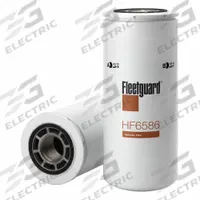 FLEETGUARD Automotive Hydraulic Fluid Filter: Hydraulic Fluid, 1 3/4"-12 UN-2B Thread Size (MPN HF6586). Key specifications — Media Material: Cellulose; Brand: FLEETGUARD; Compatible Fluid Type: Hydraulic Fluid; Compatible Vehicle Make: Bell Equipment; Thread Size: 1-3/4"-12 UN-2B.