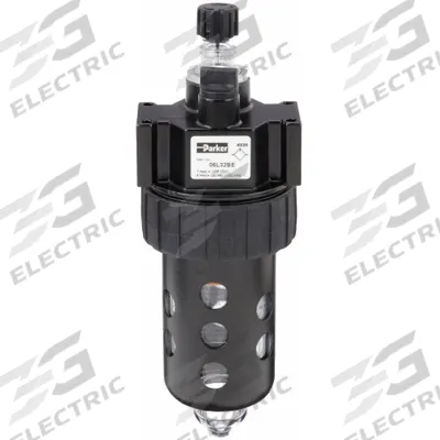 Parker Compressed Air Lubricator: Mist, 1/2 in NPT, 90 cfm, 150 psi Max Op Pressure - Parker FRL Air Lubricators