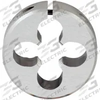 OSG Pipe and Conduit Thread Die: 1/4"-18 NPT, 1 1/2" OD, Round, Adjustable, High Speed Steel (MPN 2734200)
