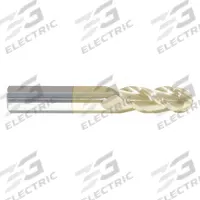 APPROVED VENDOR Ball End Mill: Carbide, ZrN Coated, 3 Flute, 5/8" Mill Dia, 1-5/8" LOC, 3-1/2" OAL (MPN 283-621635D)