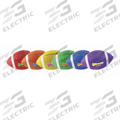 CHAMPION SPORTS Football Set: Blue/Green/Orange/Purple/Red/Yellow, Foam - Youth Footballs