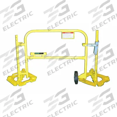 RAILGUARD 200 Manual Swing Gate: Fits 11 1/8 ft Max Opening Wd, Hardware/Pins/Posts/Wheel - Gates for Guardrail Systems