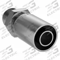 KURT Hydraulic Crimp Fitting: Carbon Steel, Straight, -10 For Hose Dash Size, Male x Male (MPN MJ-10-10). Key specifications — Fitting Gender: Male x Male; Fitting Connection Type: JIC x Hose End; Thread Size: 7/8"-14; For Hose Dash Size: -10; Brand: KURT.