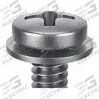 SEMS Screw: Internal Tooth, M4x0.70 Thread Size, 12 mm Lg, Stainless Steel, Passivated, Pan, 5 PK (MPN 1-MPI-4-12). Key specifications