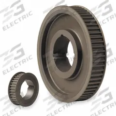 CONTINENTAL Pulley: Curvilinear, Bushed, For 21 mm Belt Wd, 80 Teeth, 8 mm Pitch, Cast Iron (MPN 80G-8M-21-3020). Key specifications — Brand: CONTINENTAL; Finish: Black Oxide; For Bushing Size: 3020.