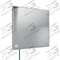 LEGRAND Wall Plate: Blank, 1 Gang, Silver, Jumbo Size (MPN WSP61B2PS). Key specifications — Brand: LEGRAND; Material: Stainless Steel; Includes: Allen Head Screws.