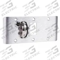 ACCURATE Door Strike Plate: Universal, 5 5/8 in Lg, 4 3/4 in Wd, Chrome (MPN ALD-CEK-2 US26D). Key specifications — ADA Compliant: Yes; Product Type: Door Strike Plate; Brand: ACCURATE.