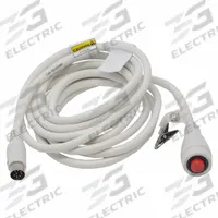 CREST HEALTHCARE SUPPLY Call Cord: 8-Pin DIN, 117704. Key specifications — End Connection Type: 8-Pin DIN; Standards: FDA Listed; Manufacturer Part Number: 117704; Color: White; Brand: CREST HEALTHCARE SUPPLY; Call Station Type: Call Cord; Part Type: Electrical Cables & Adapters.