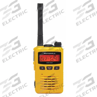 MOTOROLA Handheld Two Way Radio: EVX-S24 Series, UHF, Analog and Digital, DMR, 3 W - UHF Business Radios